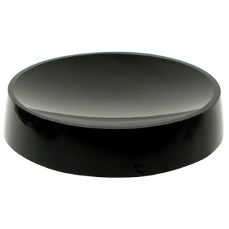 Soap Dish Round Black Free Standing Soap Dish in Resin Gedy YU11-14